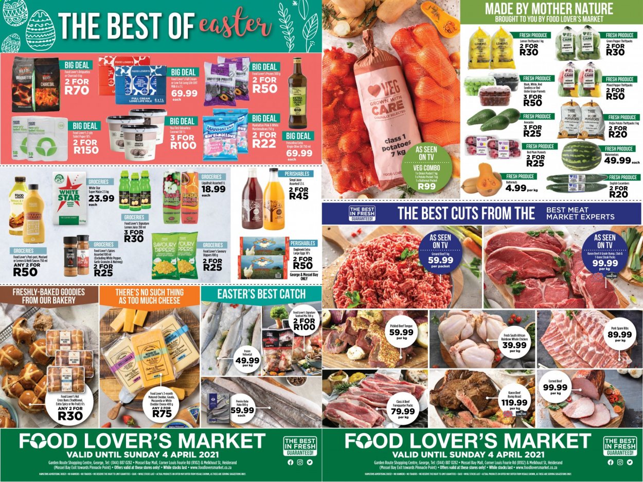 Food Lover's Market specials - 31/03/2021 - 04/04/2021. Page 1