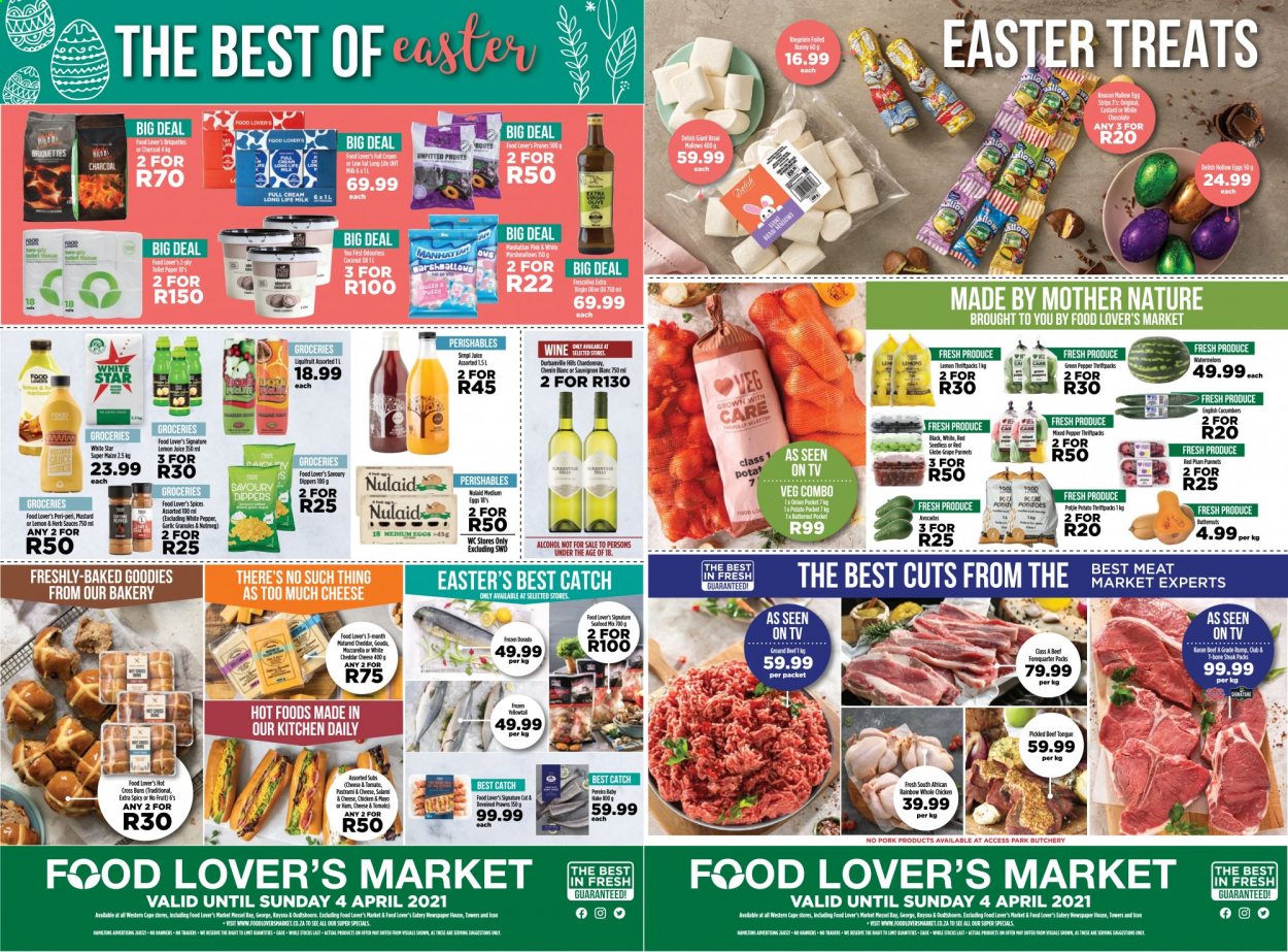 Food Lover's Market specials - 31/03/2021 - 04/04/2021. Page 1