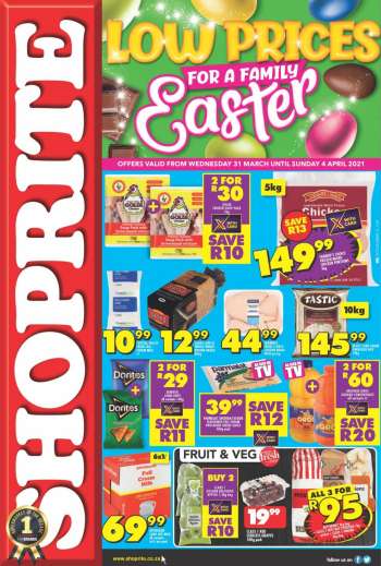 Shoprite catalogue  - 03.31.2021 - 04.04.2021.