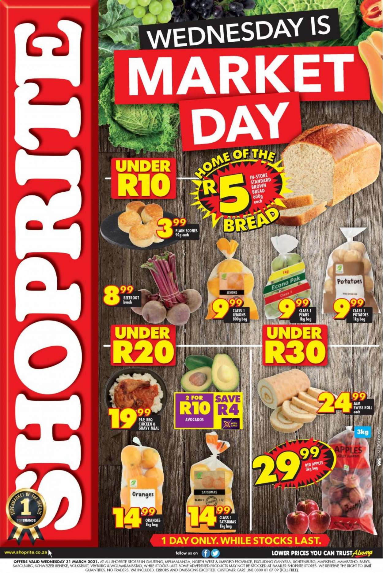 Shoprite specials - 31/03/2021 - 31/03/2021. Page 1