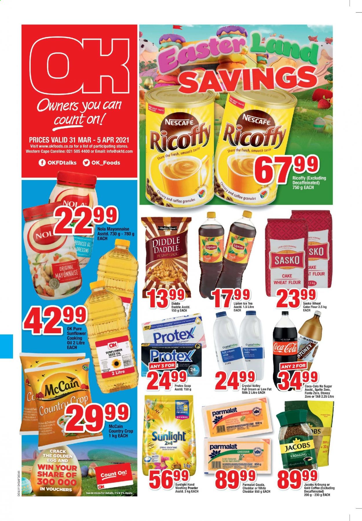 OK Foods specials - 31/03/2021 - 05/04/2021. Page 1