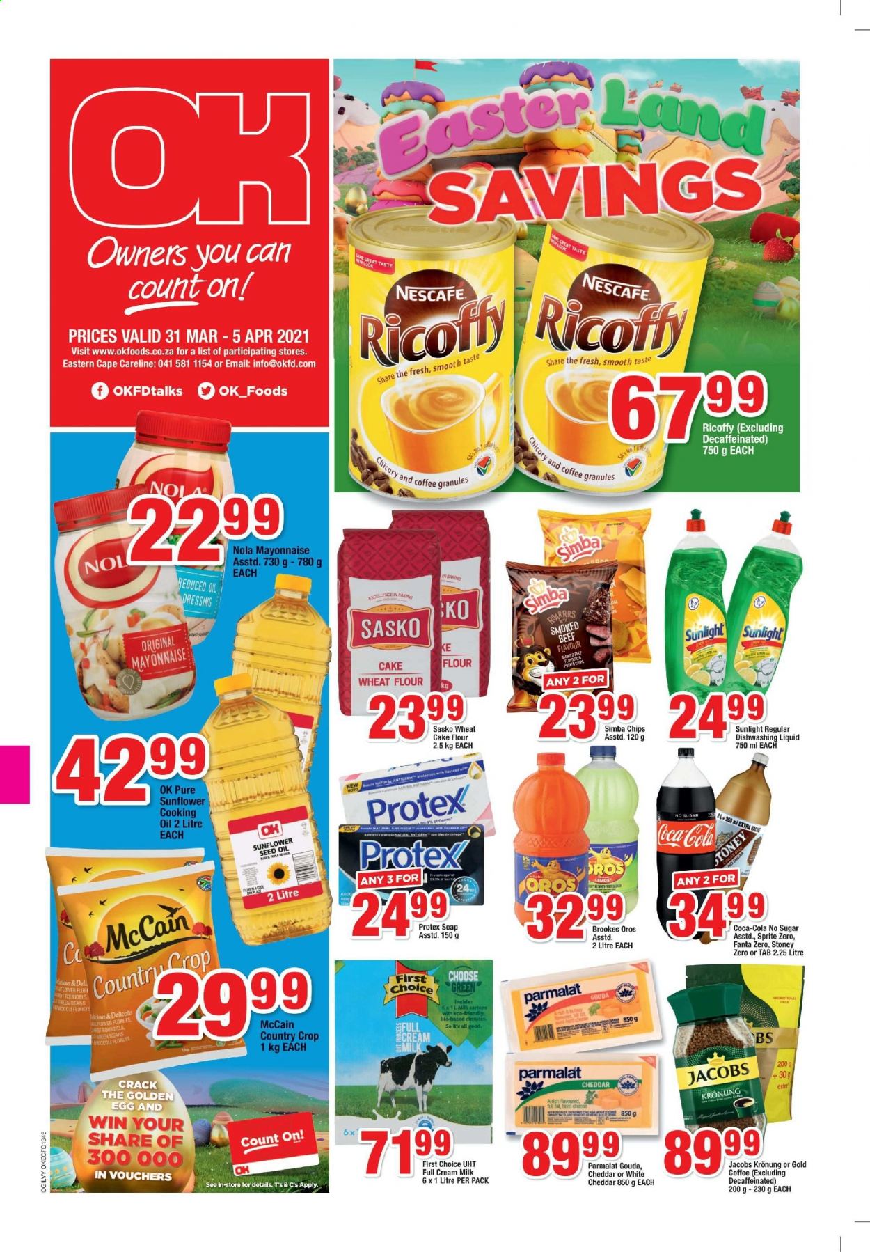 OK Foods specials - 31/03/2021 - 05/04/2021. Page 1