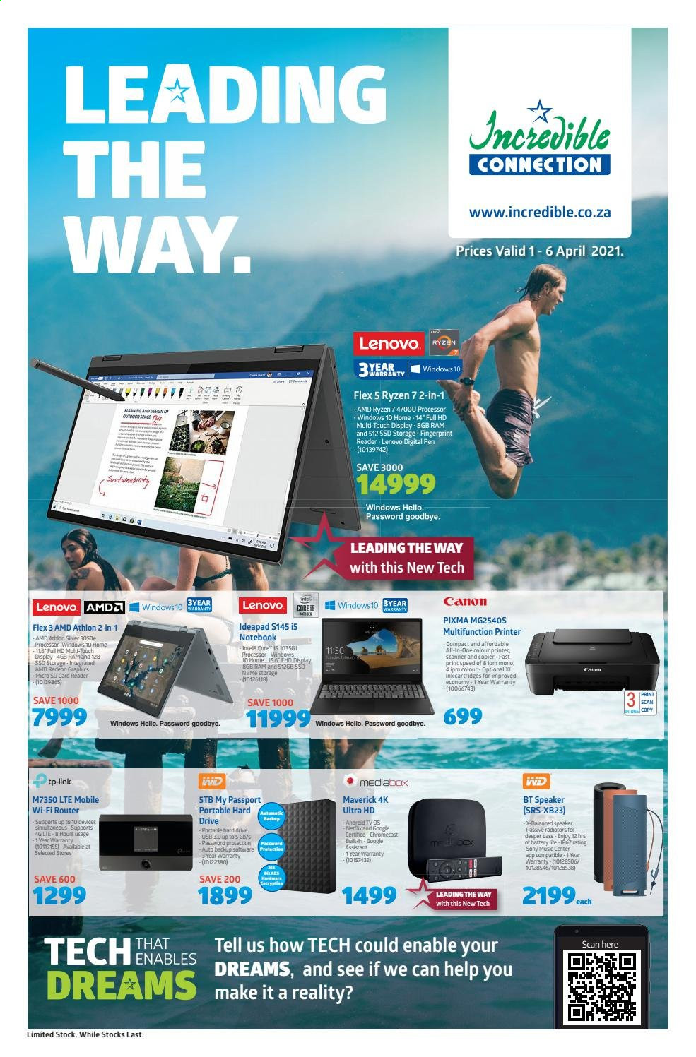 Incredible Connection specials - 01/04/2021 - 06/04/2021. Page 1