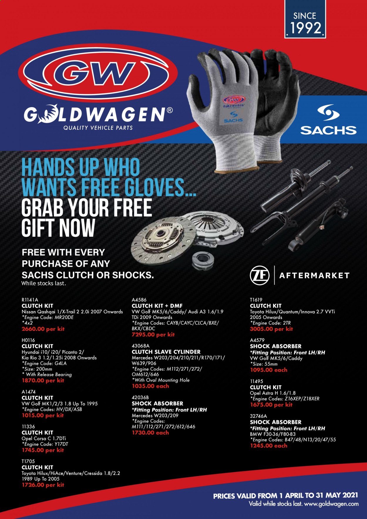Goldwagen specials - 01/04/2021 - 31/05/2021. Page 1