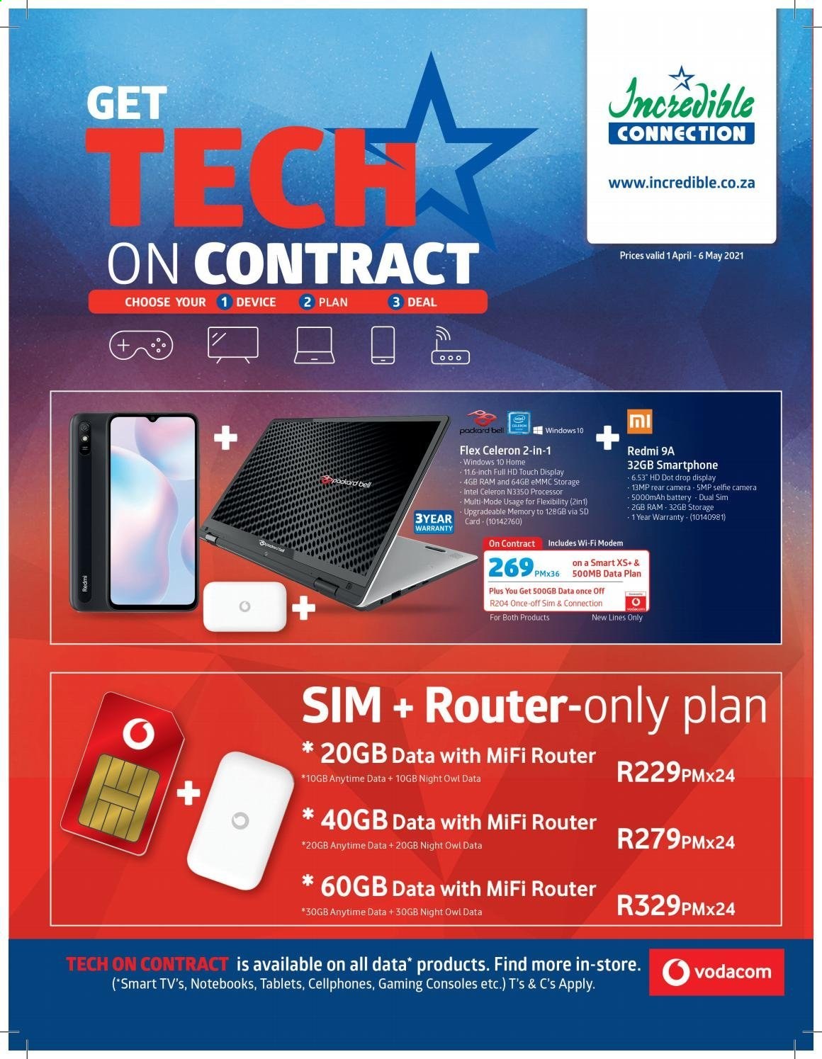 Incredible Connection specials - 01/04/2021 - 06/05/2021. Page 1