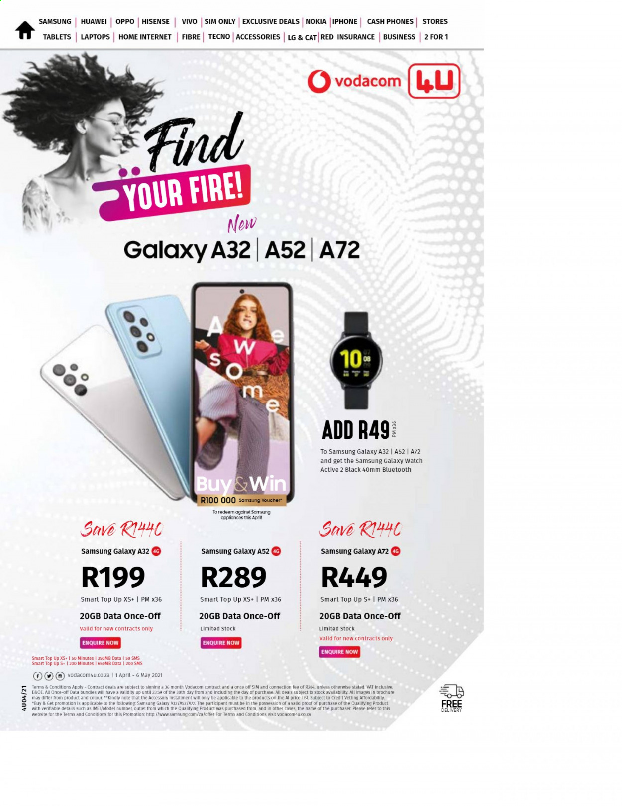 Vodacom specials - 01/04/2021 - 06/05/2021. Page 1