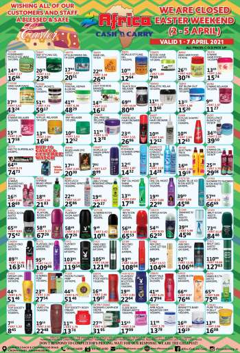 Africa Cash & Carry catalogue  - 04.01.2021 - 04.07.2021.