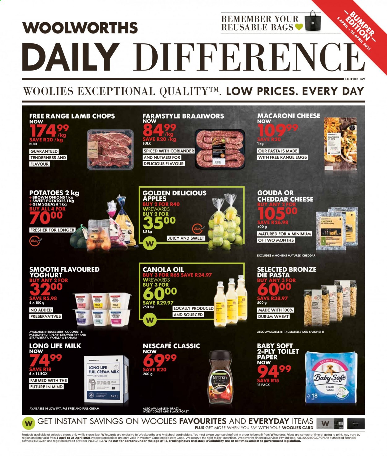 Woolworths specials - 05/04/2021 - 25/04/2021. Page 1