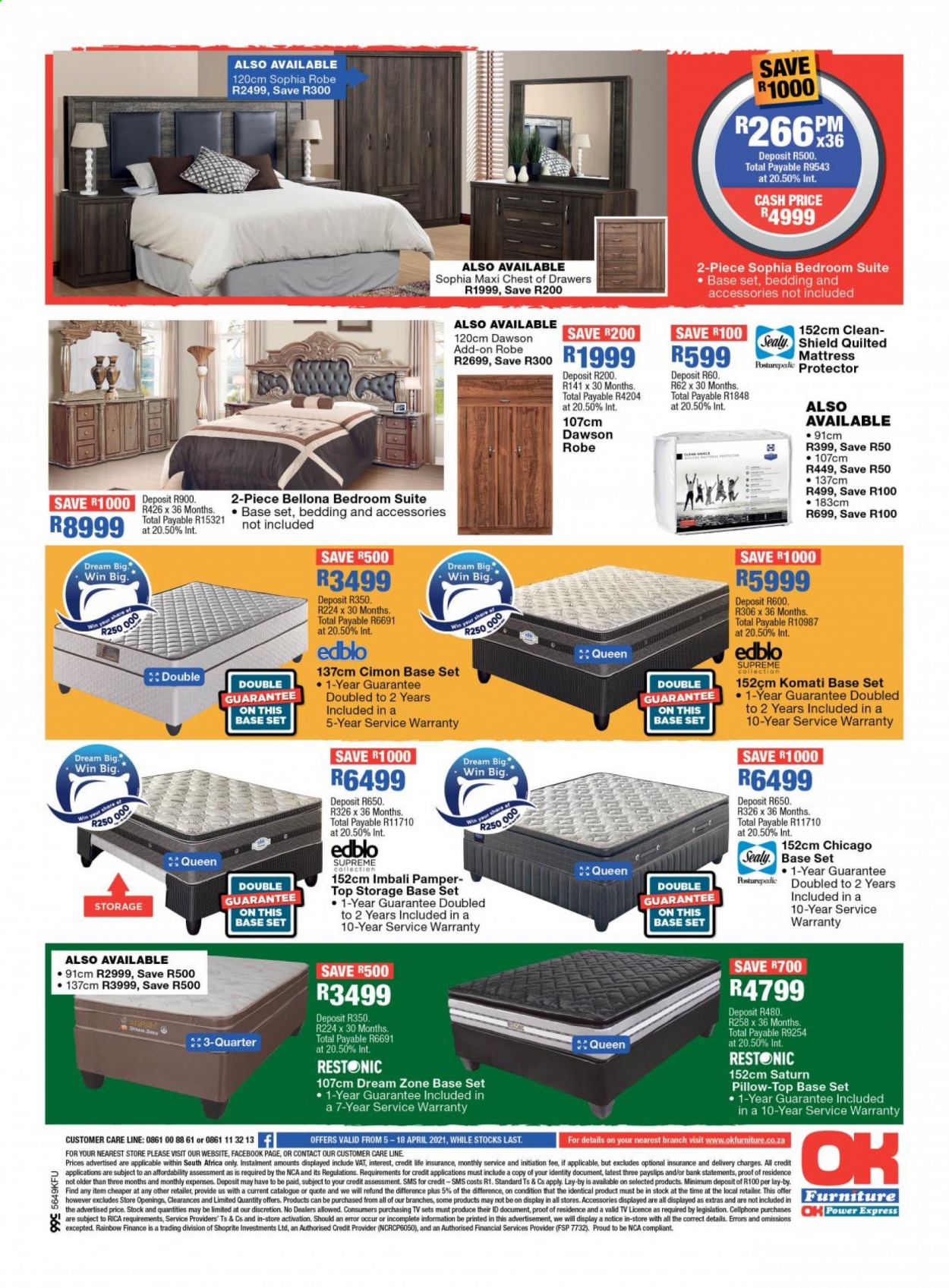 OK Furniture specials - 05/04/2021 - 18/04/2021. Page 8