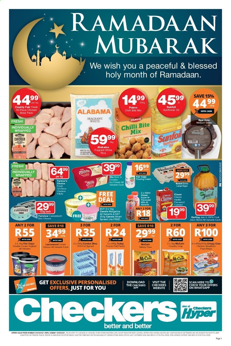 Checkers specials - 29/03/2021 - 16/05/2021. Page 1