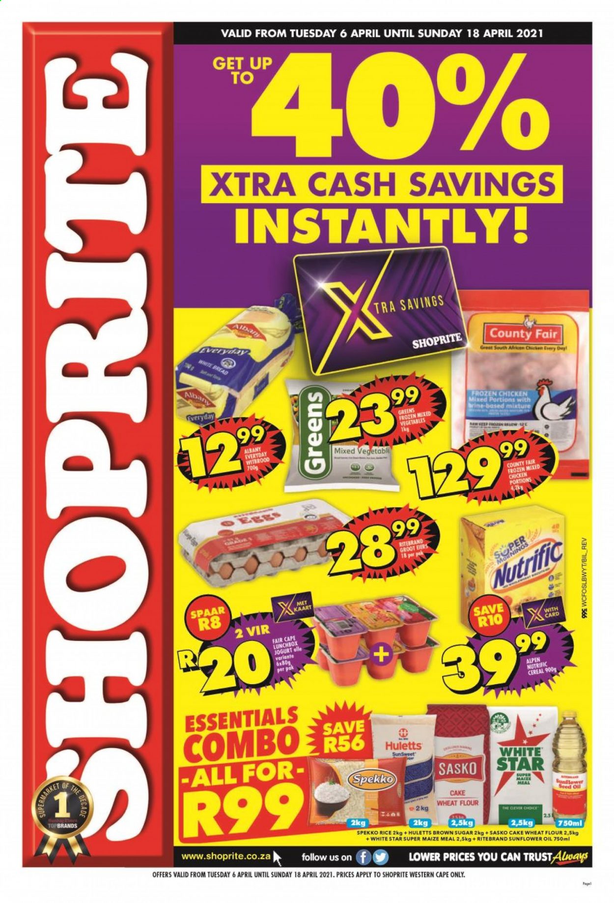 Shoprite specials - 06/04/2021 - 18/04/2021. Page 1