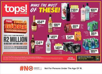 TOPS at SPAR catalogue  - 04.08.2021 - 04.10.2021.