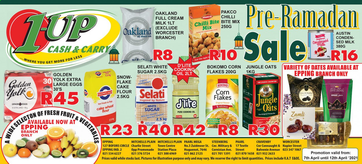 1UP Cash & Carry specials - 07/04/2021 - 12/04/2021. Page 1
