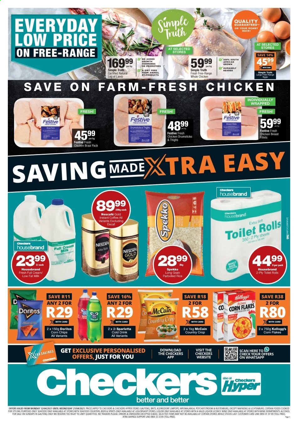 Checkers specials - 12/04/2021 - 21/04/2021. Page 1