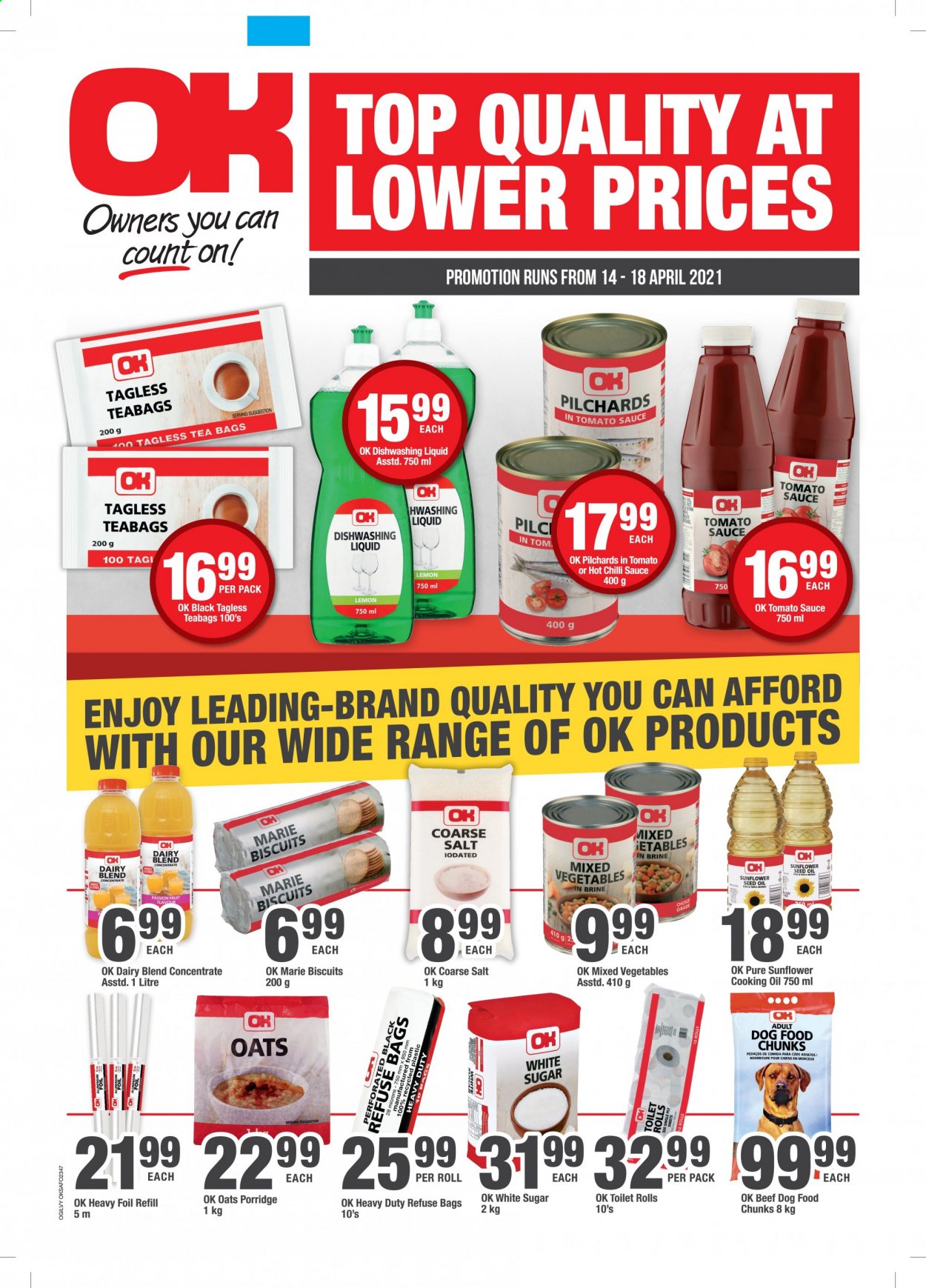 OK Foods specials - 14/04/2021 - 18/04/2021. Page 1