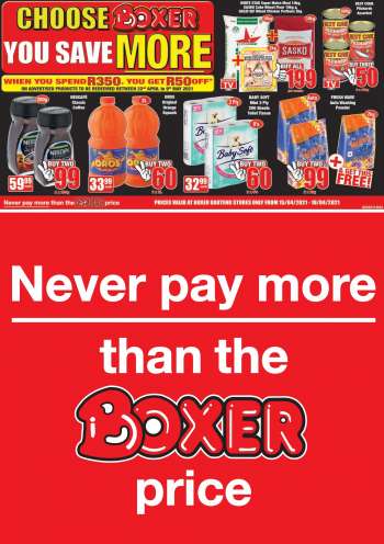 Boxer catalogue  - 04.15.2021 - 04.18.2021.