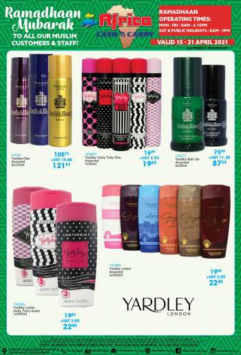 Africa Cash & Carry catalogue  - 04.15.2021 - 04.21.2021.