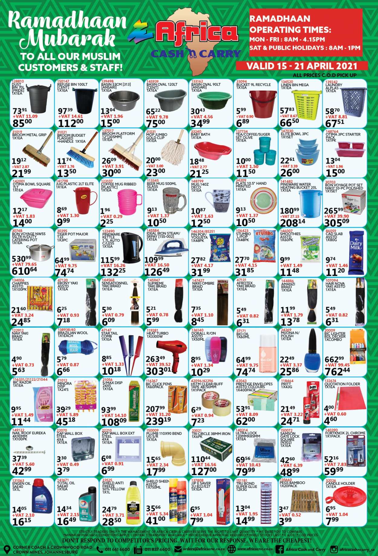 Africa Cash & Carry specials - 15/04/2021 - 21/04/2021. Page 12