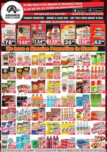 Advance Cash & Carry catalogue  - 04.15.2021 - 04.21.2021.