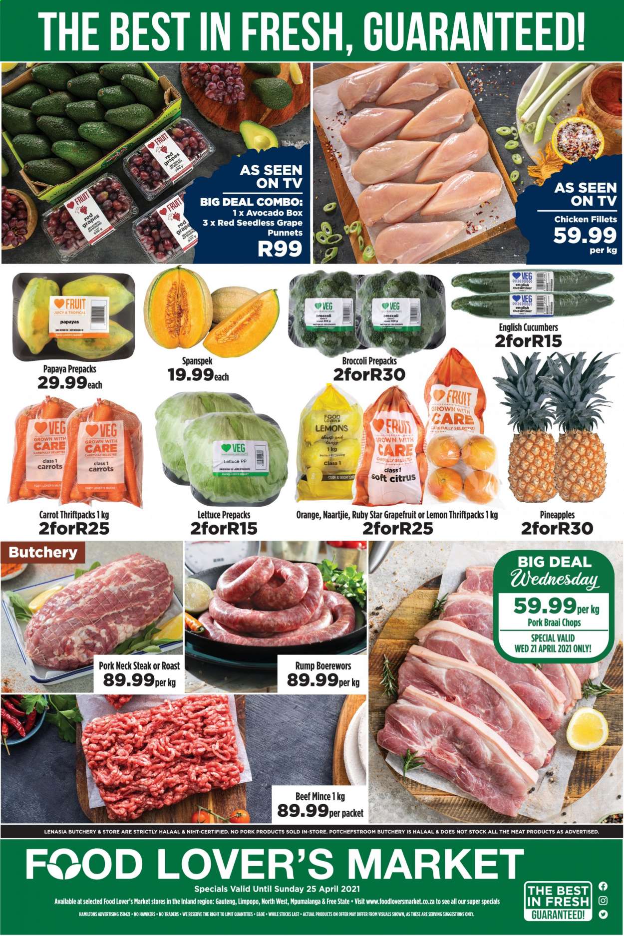 Food Lover's Market specials - 19/04/2021 - 25/04/2021. Page 1