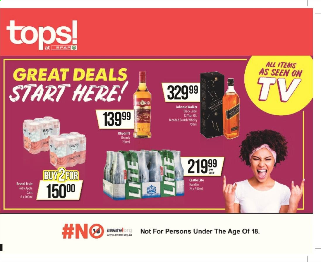TOPS at SPAR specials - 20/04/2021 - 02/05/2021. Page 1