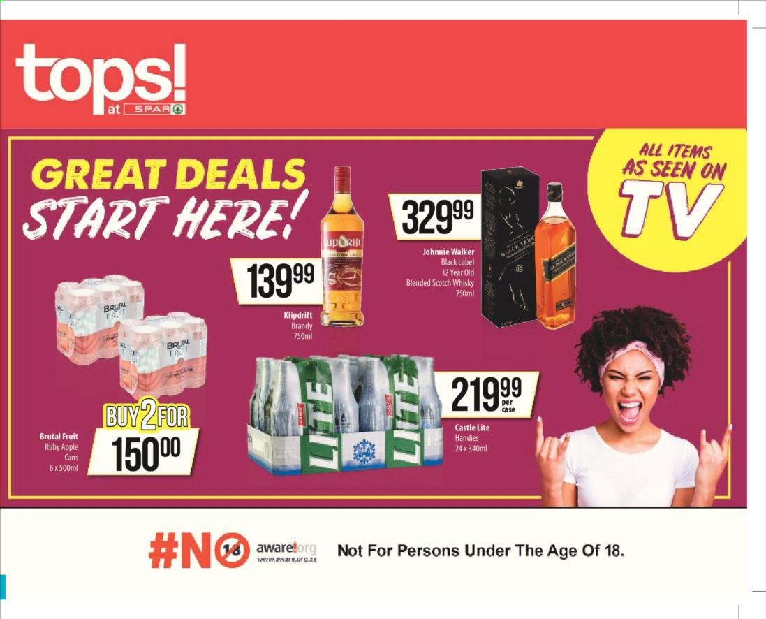 TOPS at SPAR specials - 20/04/2021 - 01/05/2021. Page 1