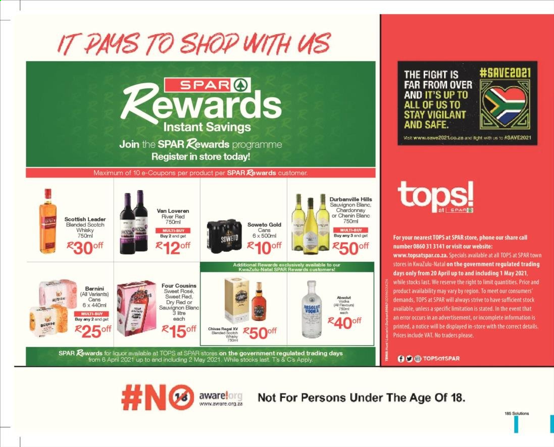 TOPS at SPAR specials - 20/04/2021 - 01/05/2021. Page 8