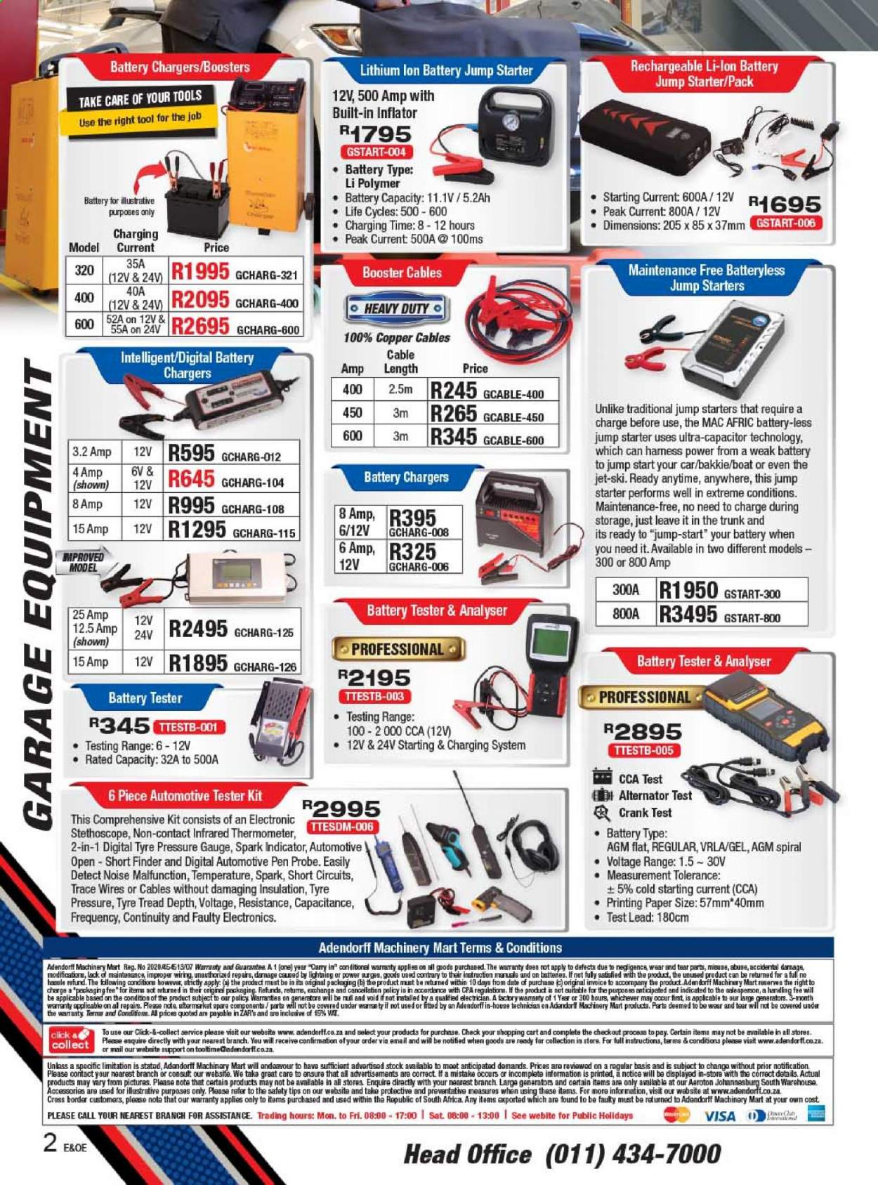 Adendorff Machinery Mart specials. Page 2