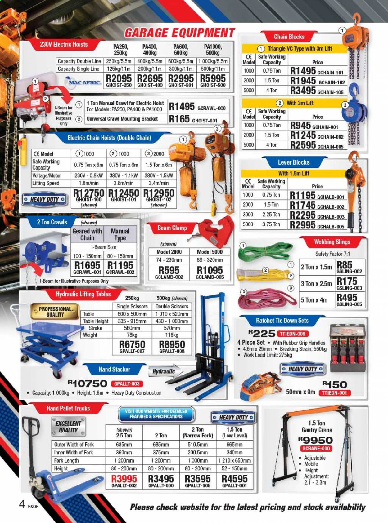 Adendorff Machinery Mart specials. Page 4