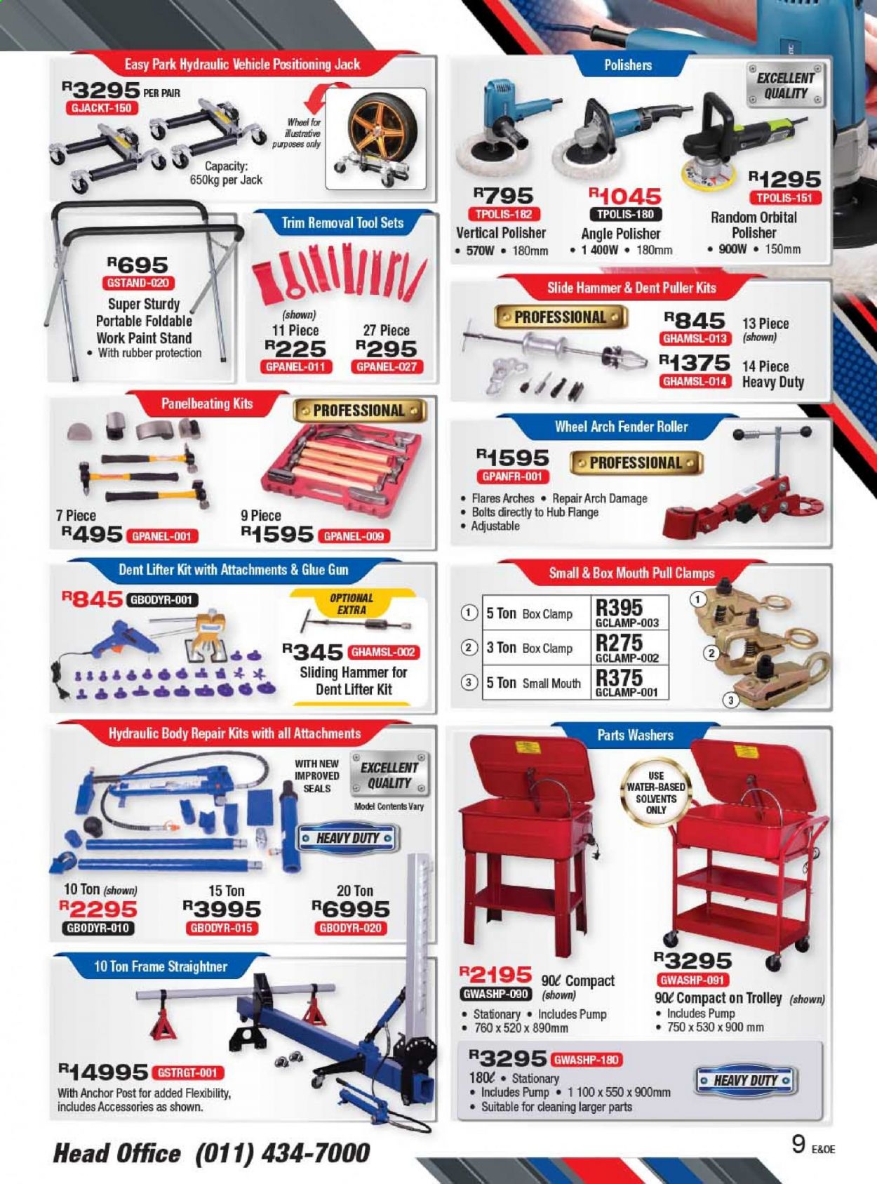 Adendorff Machinery Mart specials. Page 9