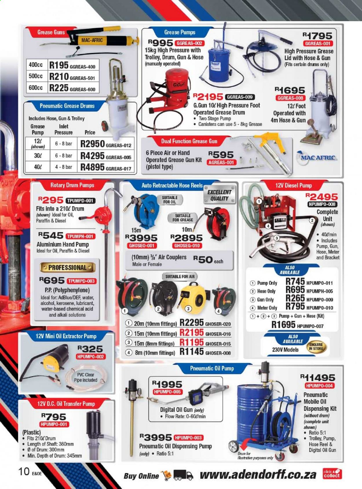 Adendorff Machinery Mart specials. Page 10
