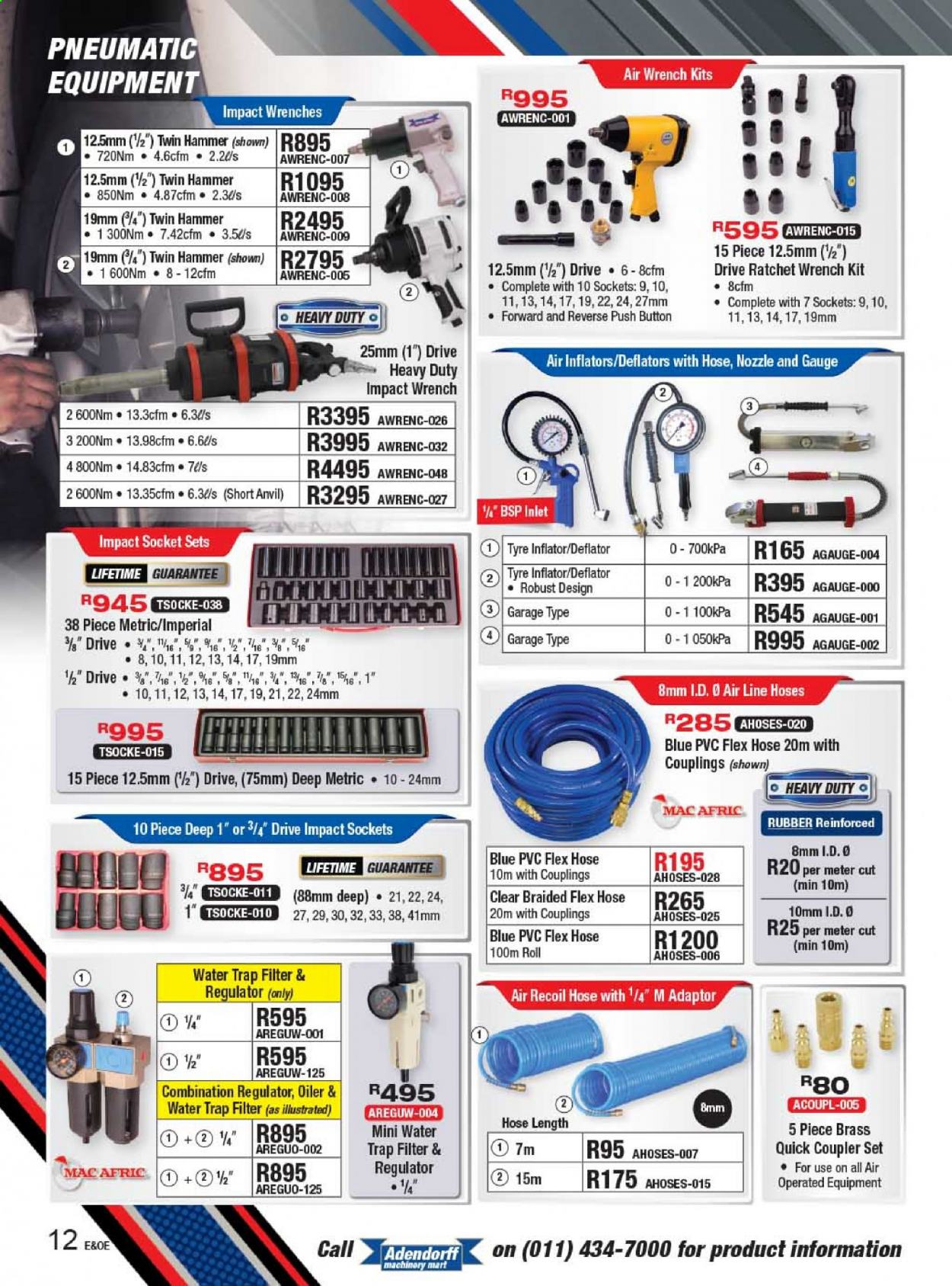 Adendorff Machinery Mart specials. Page 12