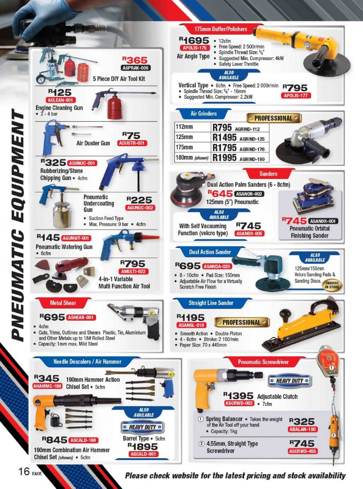 Adendorff Machinery Mart specials. Page 16