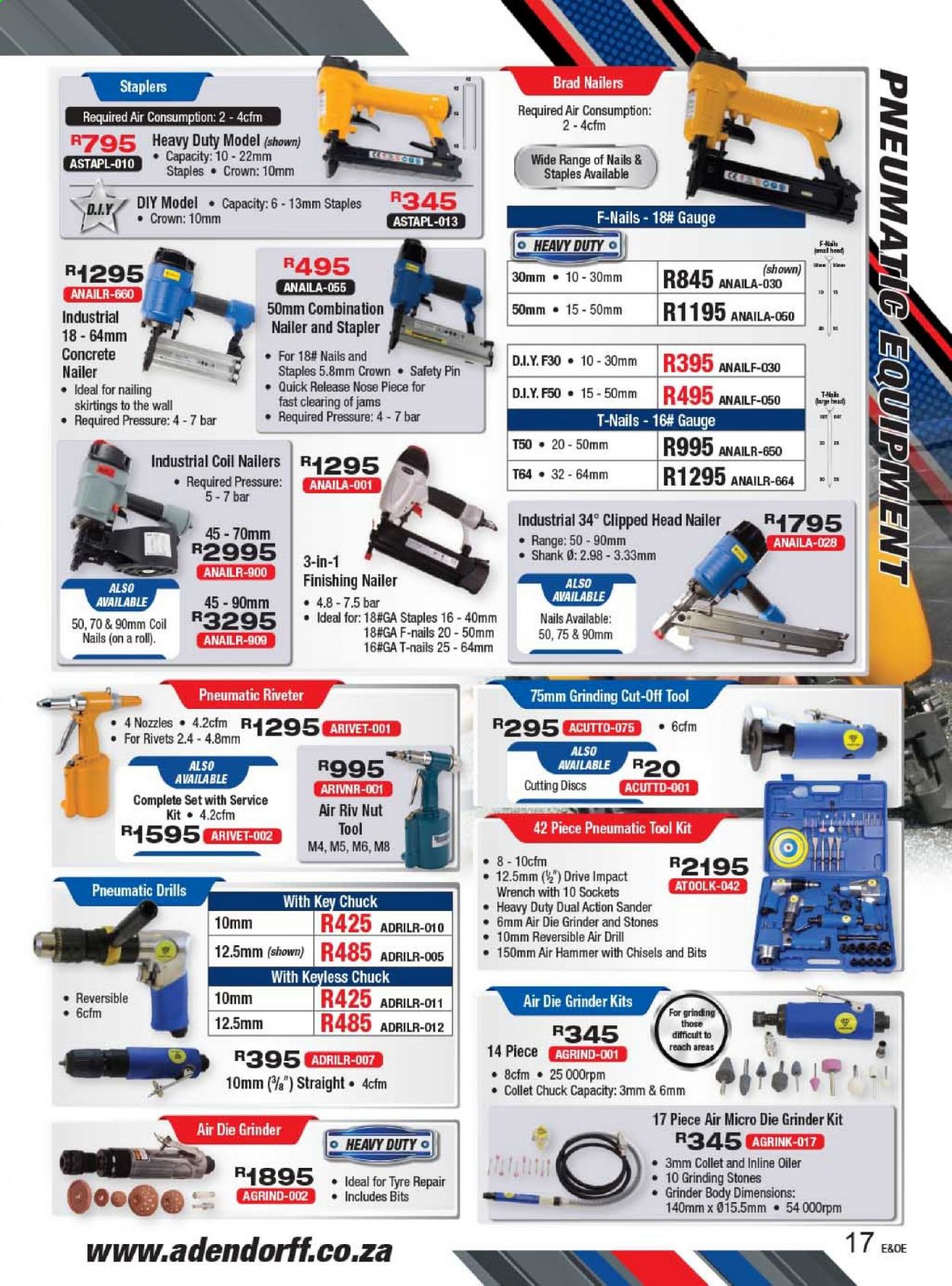 Adendorff Machinery Mart specials. Page 17