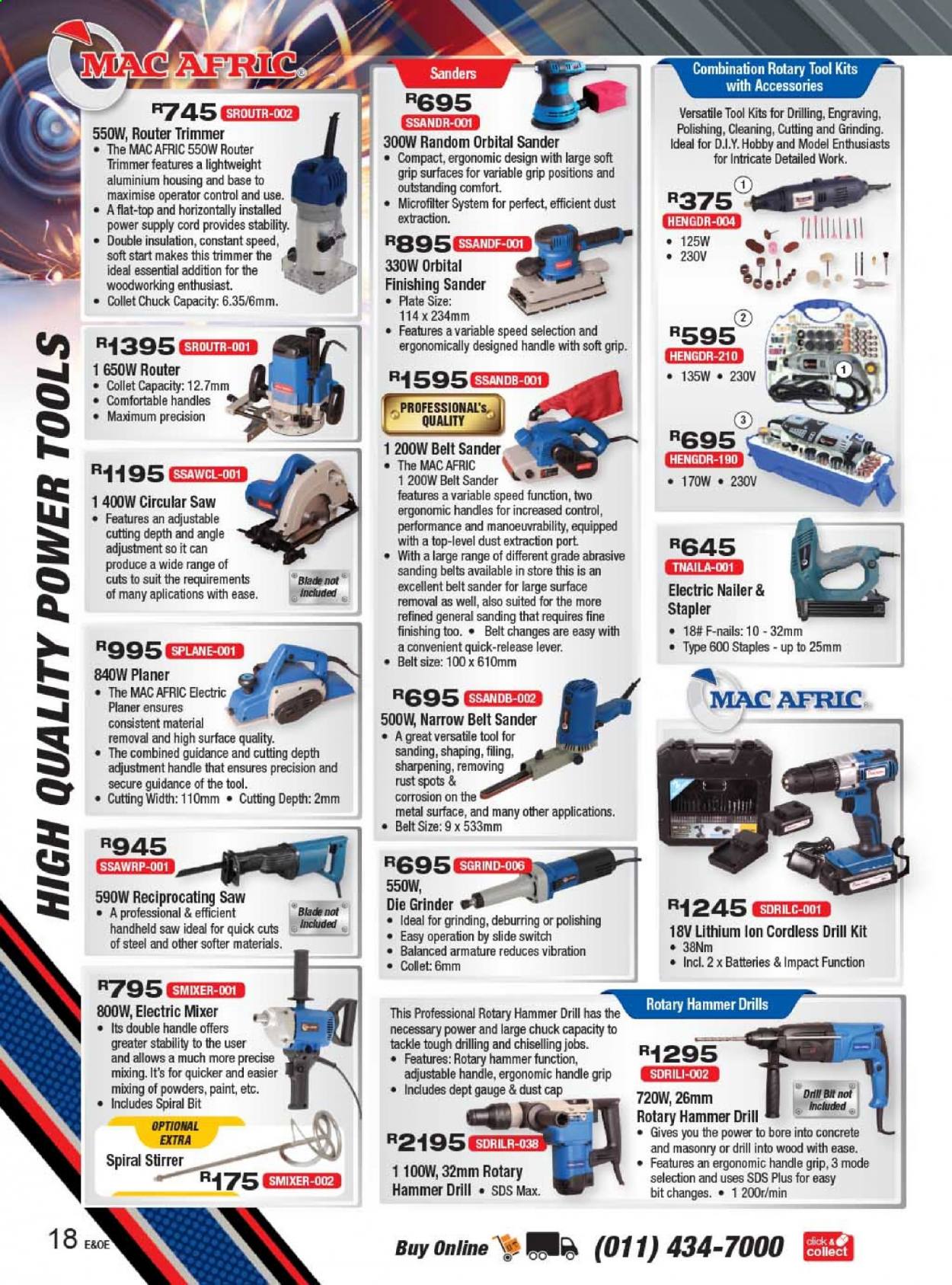 Adendorff Machinery Mart specials. Page 18