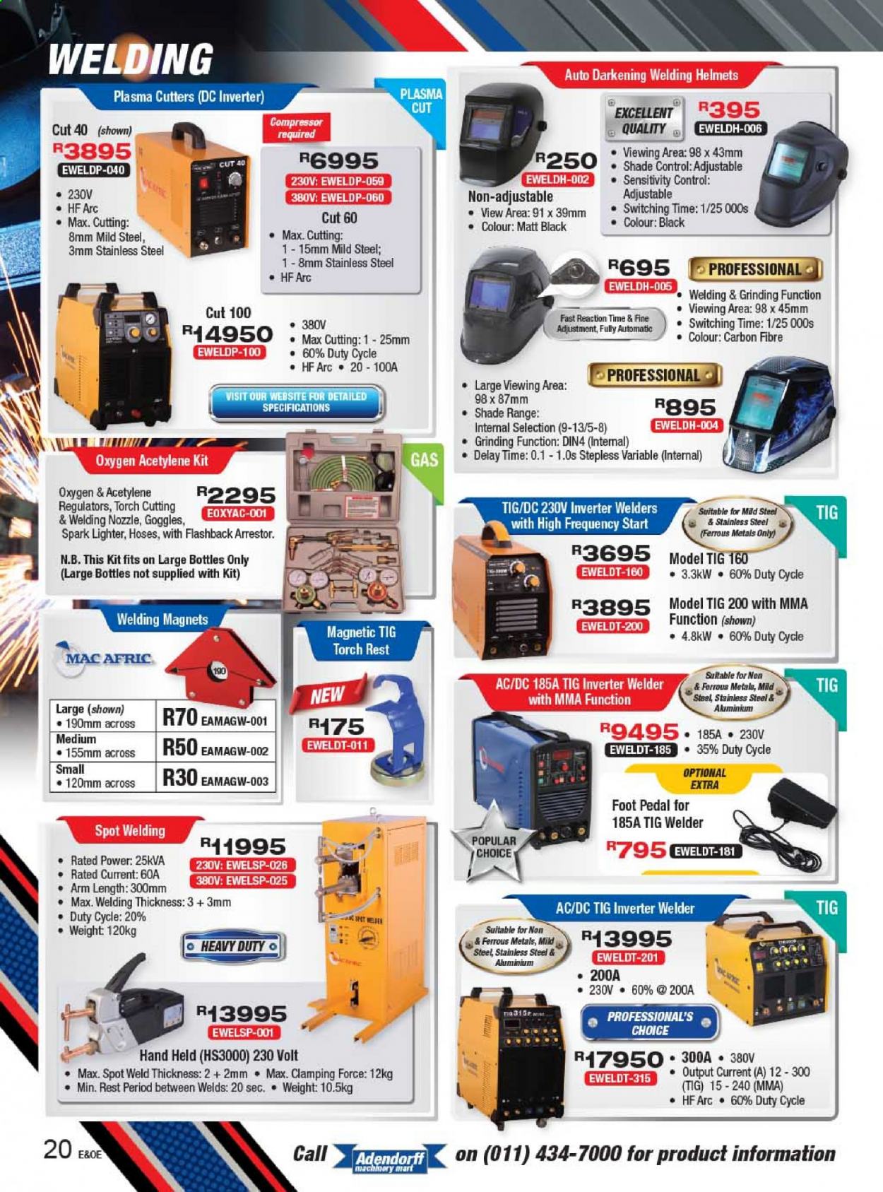 Adendorff Machinery Mart specials. Page 20