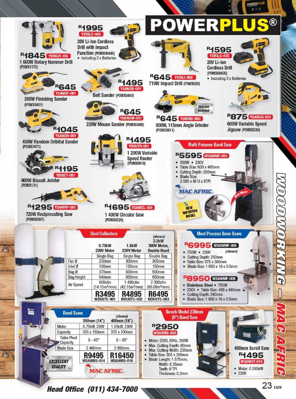 Adendorff Machinery Mart specials. Page 23