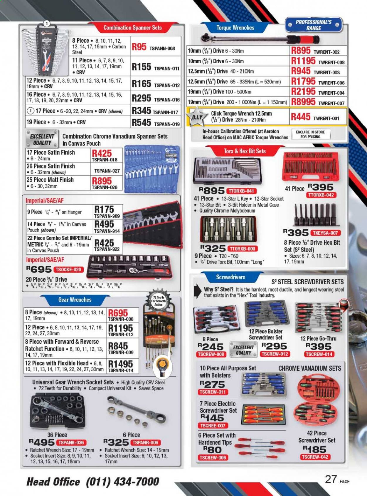 Adendorff Machinery Mart specials. Page 27