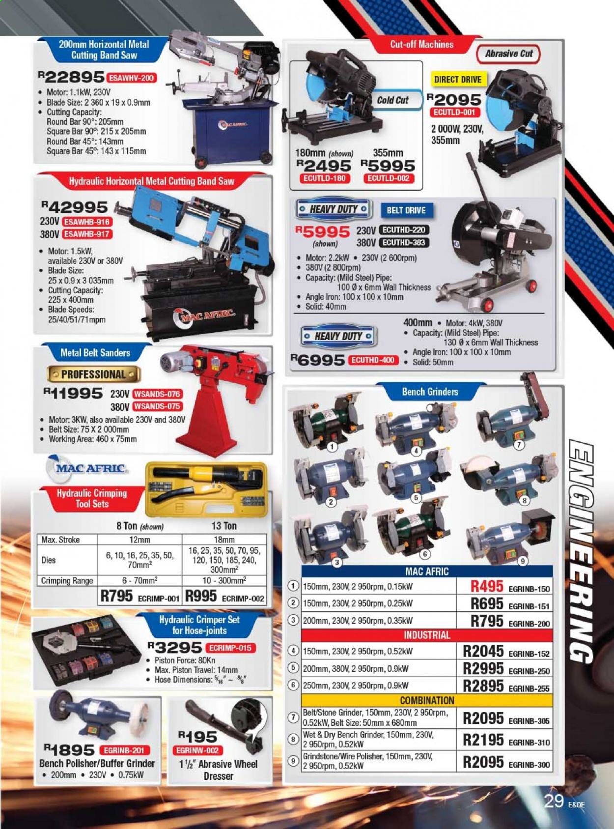 Adendorff Machinery Mart specials. Page 29