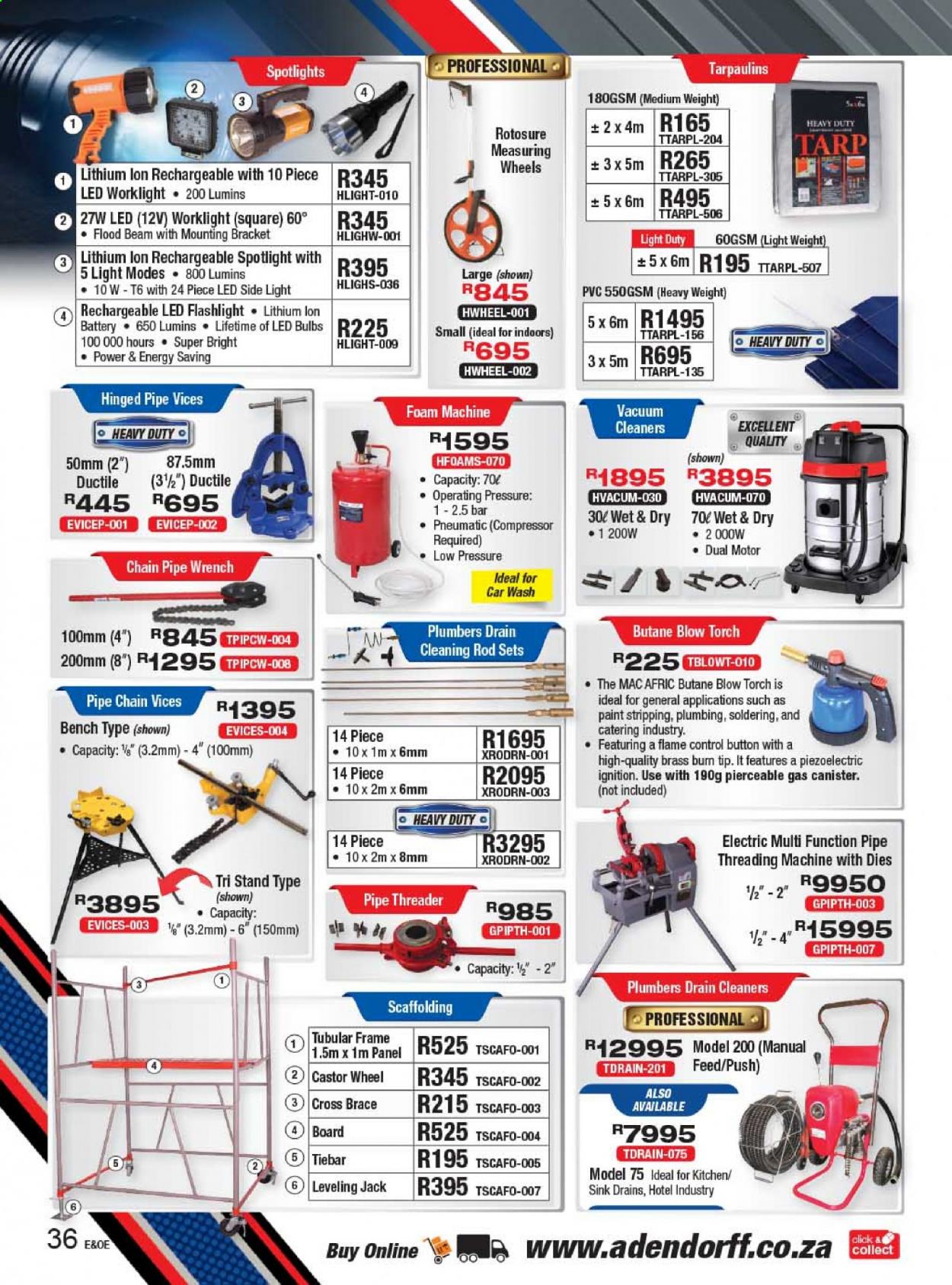 Adendorff Machinery Mart specials. Page 36