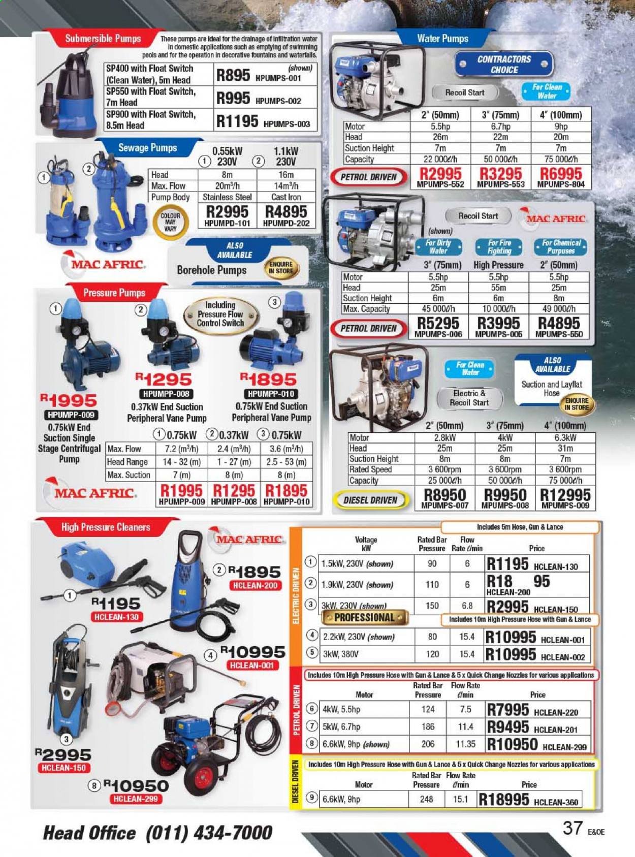 Adendorff Machinery Mart specials. Page 37