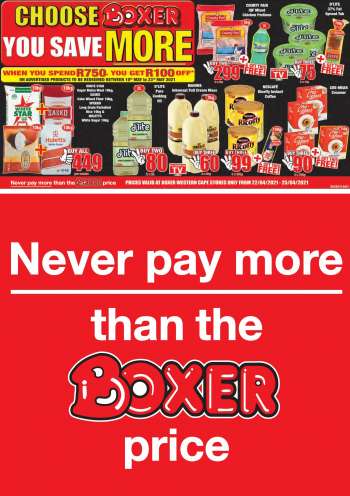 Boxer catalogue  - 04.22.2021 - 04.25.2021.