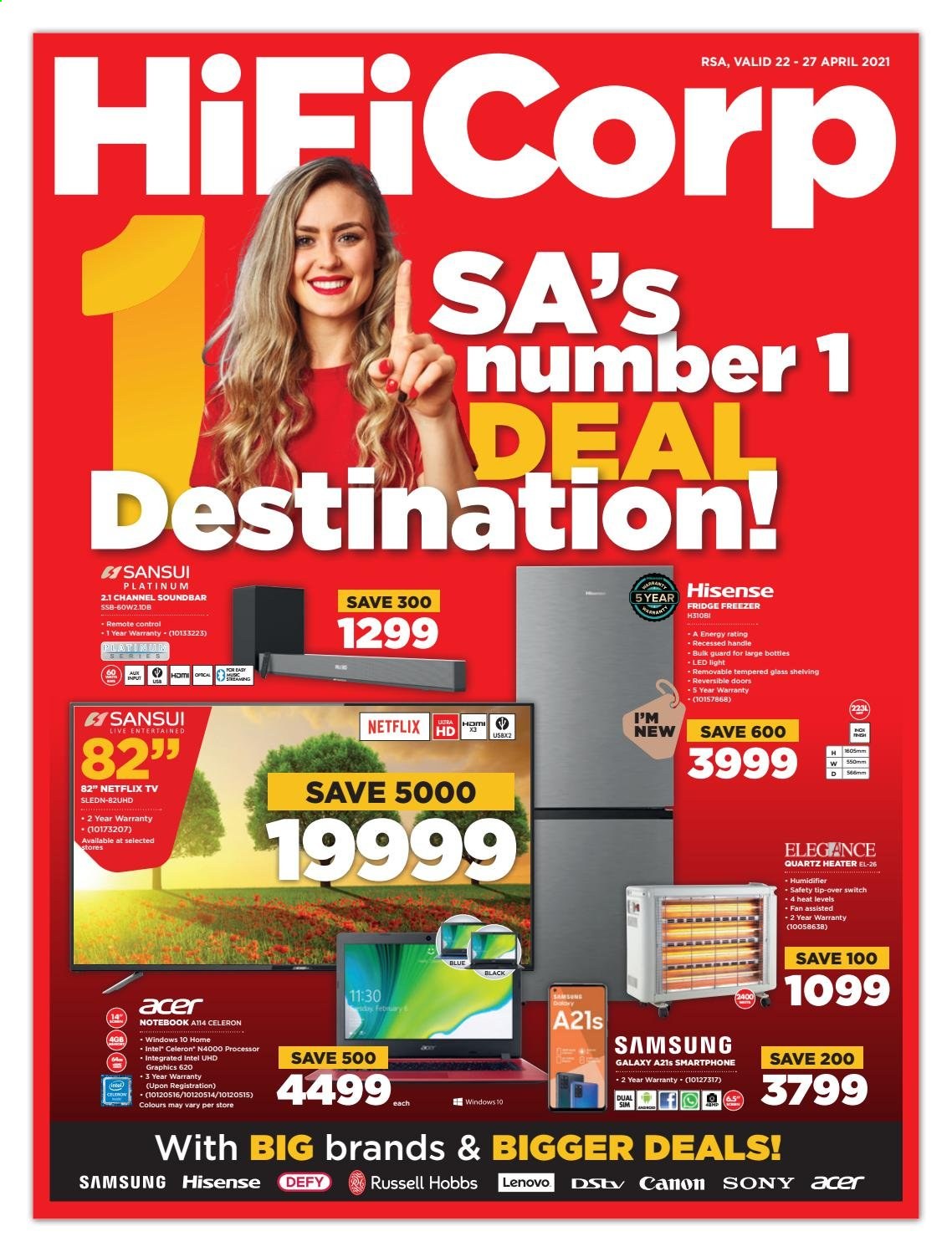 HiFi Corp specials - 22/04/2021 - 27/04/2021. Page 1