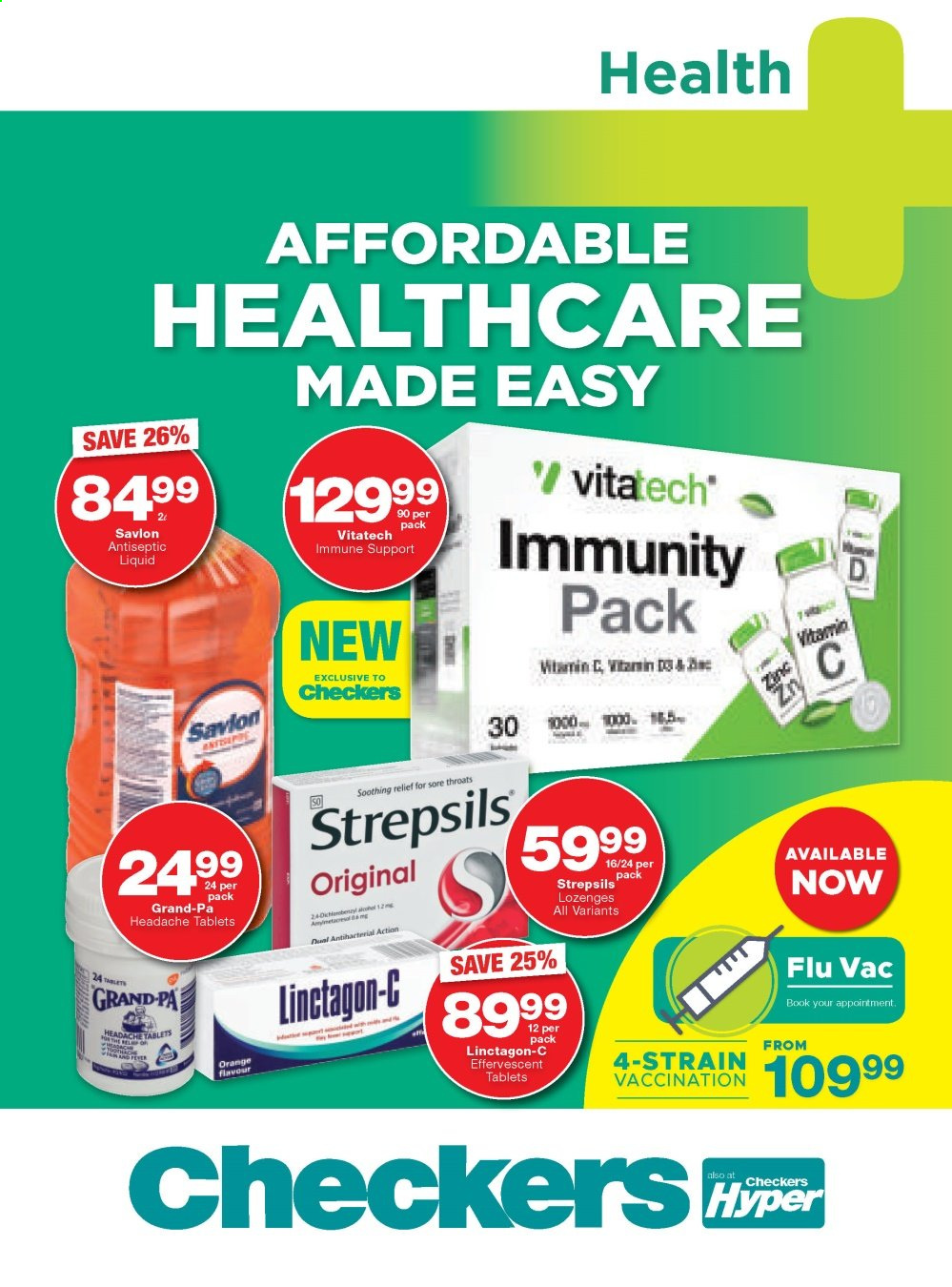 Checkers specials - 23/04/2021 - 09/05/2021. Page 1