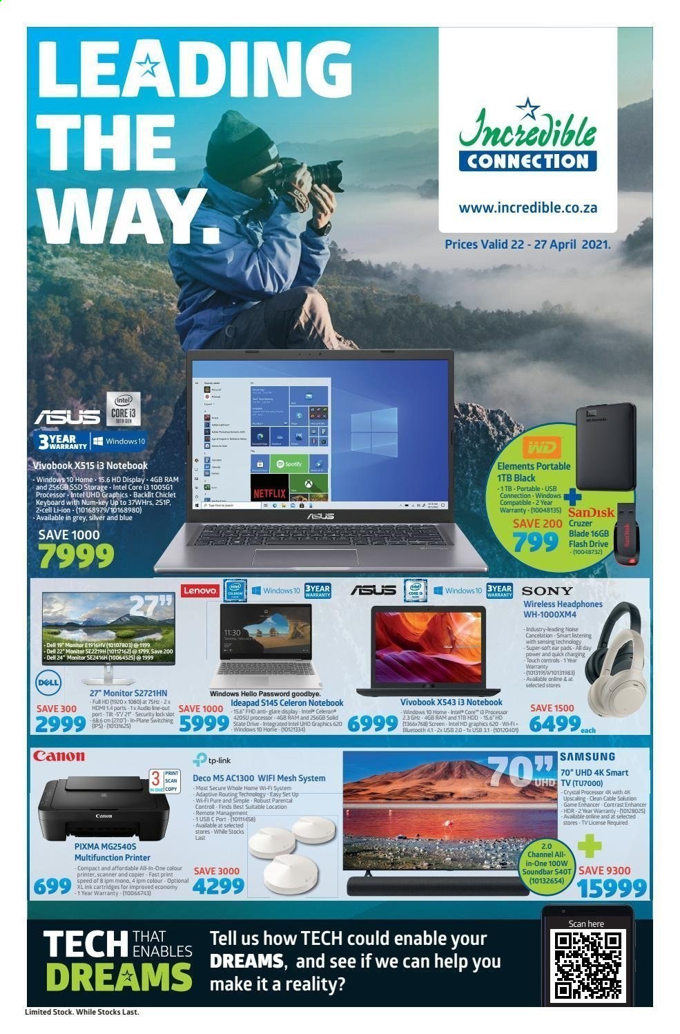 Incredible Connection specials - 22/04/2021 - 27/04/2021. Page 1