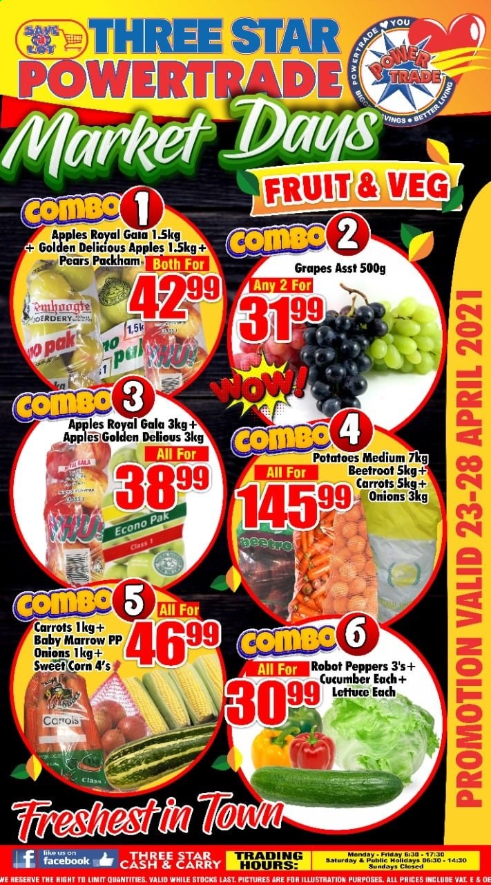 Three Star Cash and Carry specials - 23/04/2021 - 28/04/2021. Page 1