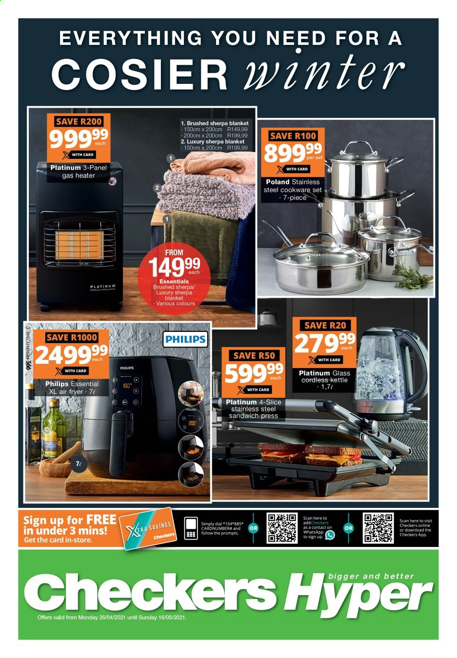 Checkers specials - 26/04/2021 - 16/05/2021. Page 1