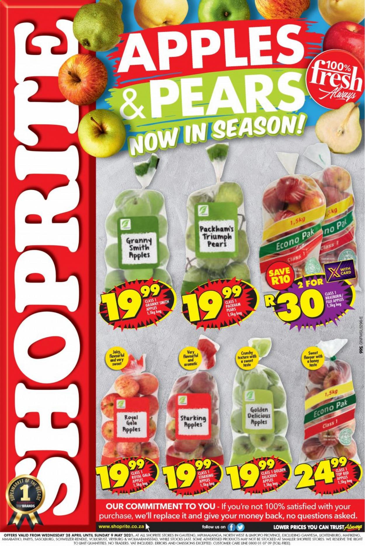 Shoprite specials - 28/04/2021 - 09/05/2021. Page 1