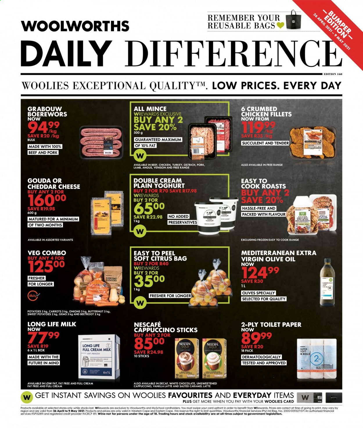 Woolworths specials - 26/04/2021 - 09/05/2021. Page 1