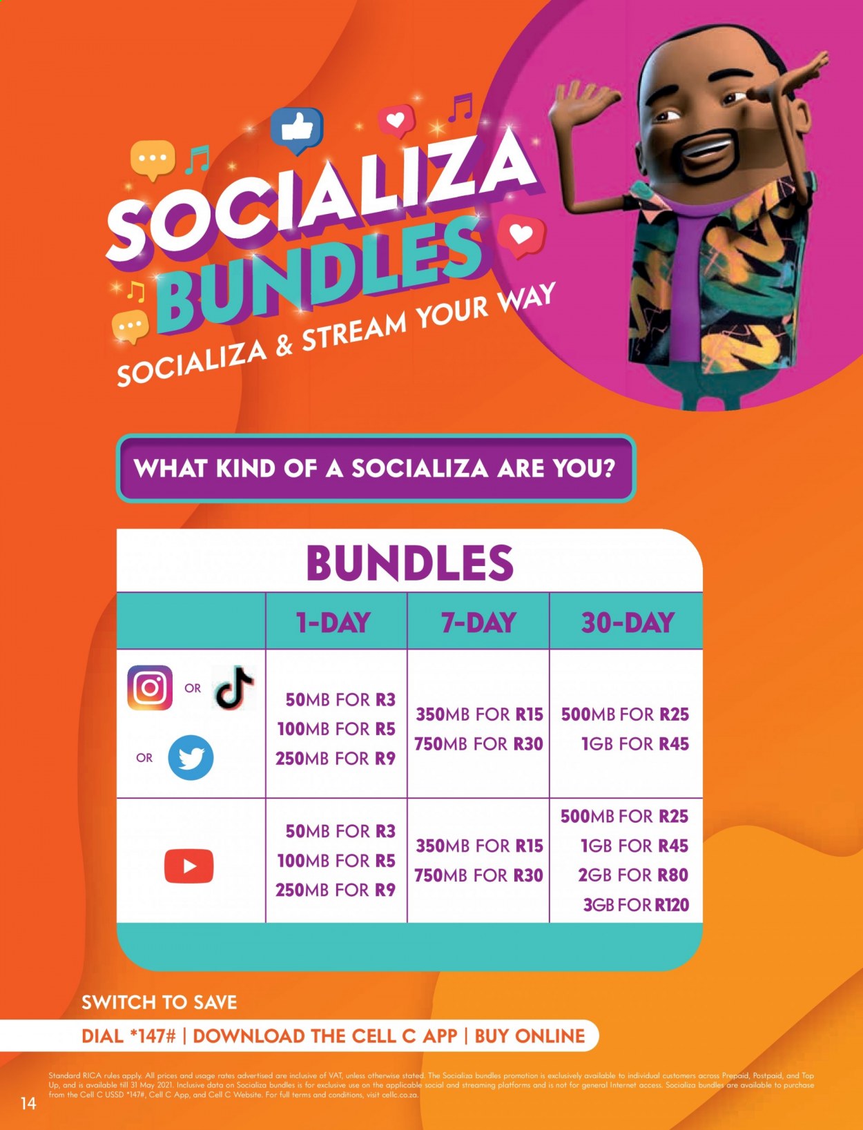 Cell C specials - 28/04/2021 - 31/05/2021. Page 14